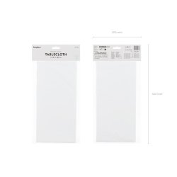 Dug i hvid poly-plast