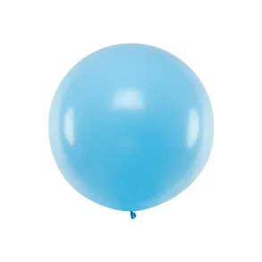 Jumbo ballon lysebl 100