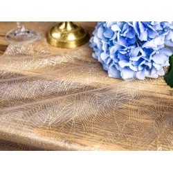 Bred bordslpare med guldtryck