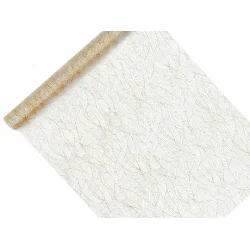 Bred bordslpare med guldtryck