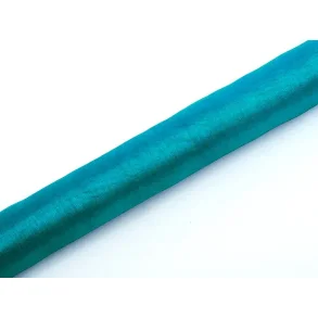 Bordslpare av organza i turkosbltt