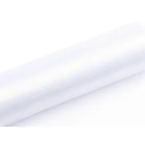 Organza bordslpare smal i vitt