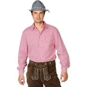 Tyrolerskjorte ternet rd