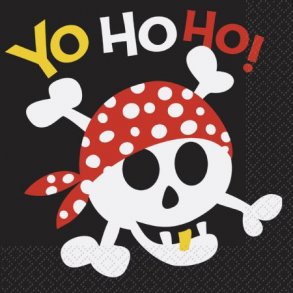 Pirat Servietter 16stk