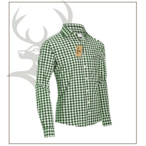 Rutig skjorta - Vit och grn - Oktoberfest