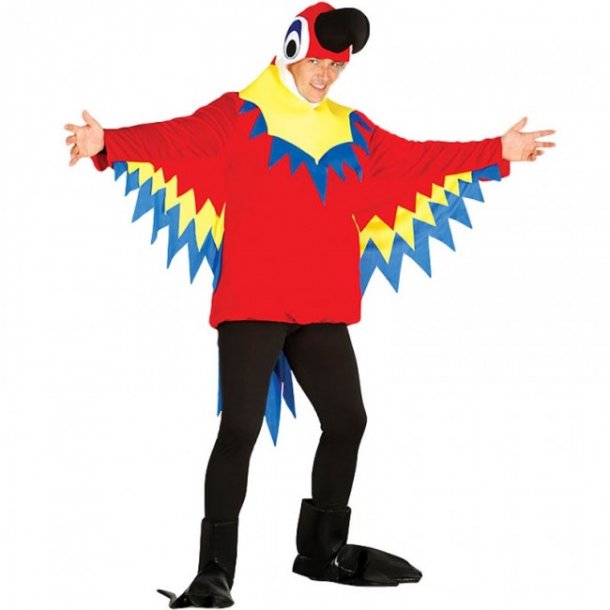Papegje kostume