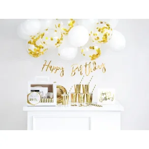 Partybox Fdselsdag Guld