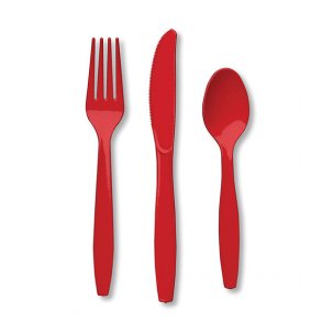 Plastbestik, 18dele RD