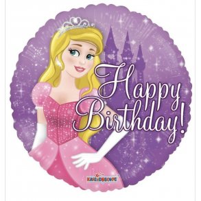 Folie Ballon Happy Birthday PRINSESSE