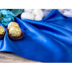 Satin Bordlber smal marinebl