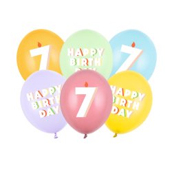  Fdelsedagsballonger i pastell - 7