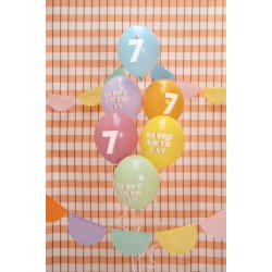  Fdelsedagsballonger i pastell - 7