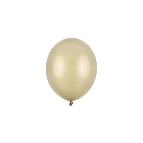 Ballong i 12 cm metallic matt guld - 100 st