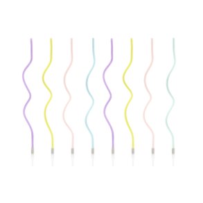 Kakljus vridet i pastellfrg