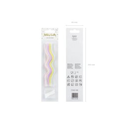 Kakljus vridet i pastellfrg