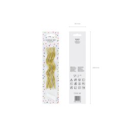 Kakljus tvinnade i guld,