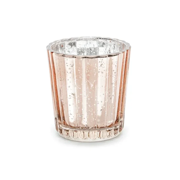 Fyrfadsstage i rosegold 6cm