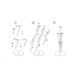 Ballonstander, 72 cm