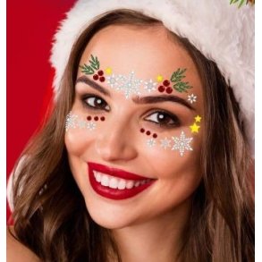 Ansikts dekoration - jul