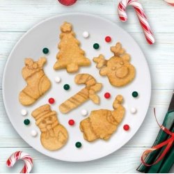 Bakform som julgran i silikon fr 6 kakor