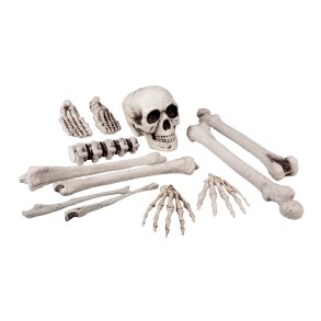 Skeletdele i pose 12 stk.