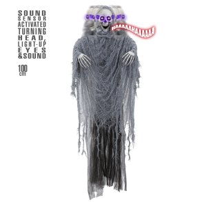 Skelet med lys, lyd og bevgelse