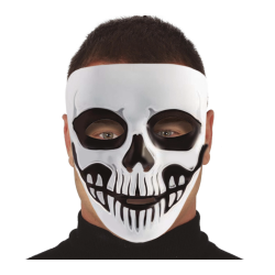Skelet maske i plast