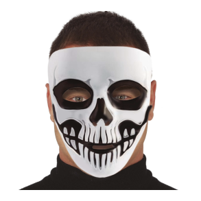 Skelet maske i plast