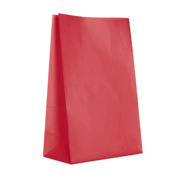 Slikpose i papir -12 stk. i R�d