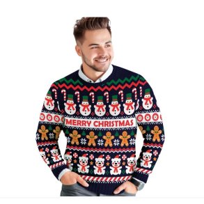 Julesweater med julemotiver til mnd