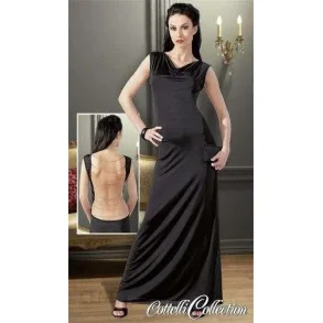 eleganta svarta klnning