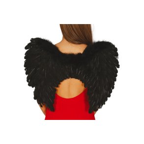 Englevinger 40x55 med Sorte fjer