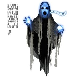 Spgelses figur med lys og lyd 