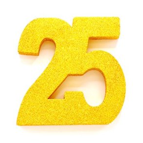 25 Tal stor figur i Guld