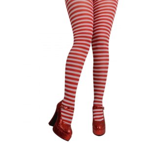 Strmpebuks rd-hvid stribet, voksne