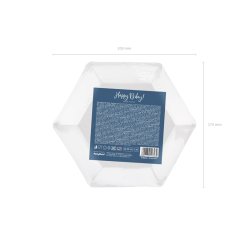 Happy birthday tallrik i bl