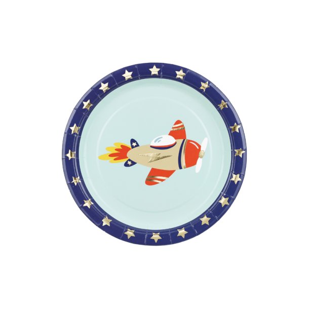 Flyvemaskine tallerken