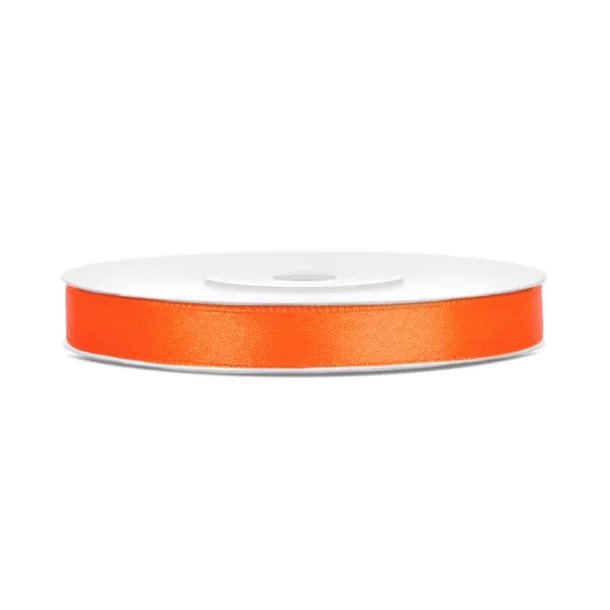 Satinbnd 6mm x 25m orange