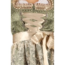 Dirndl Emilia - Olivengr�n/svag rosa oktoberfest kjole