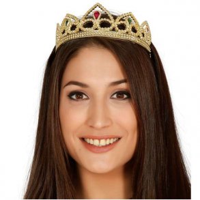 Tiara guldfarvet mellem 