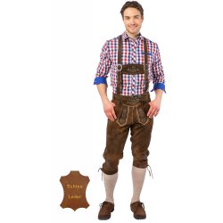 Lederhosen lange i skind - Brun