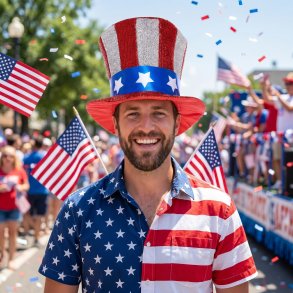 USA top hat - Uncle Sam