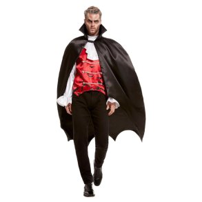 Kappe lang Satin Deluxe Bat Cape