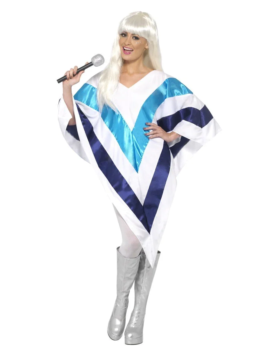 ABBA poncho | Køb kostumer og ABBA udklædning