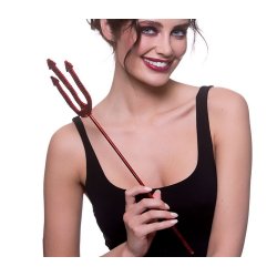 Trefork med palietter