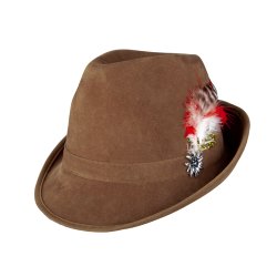 Bavarian hat i brun