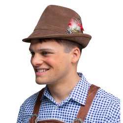 Bavarian hat i brun
