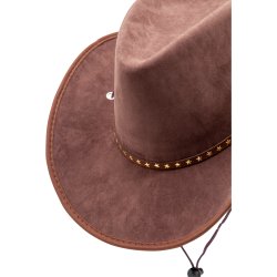 Luksus Texas Cowboyhat Brun