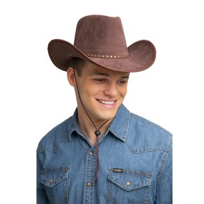 Luksus Texas Cowboyhat Brun