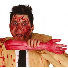 Blodig afreven arm 40 cm